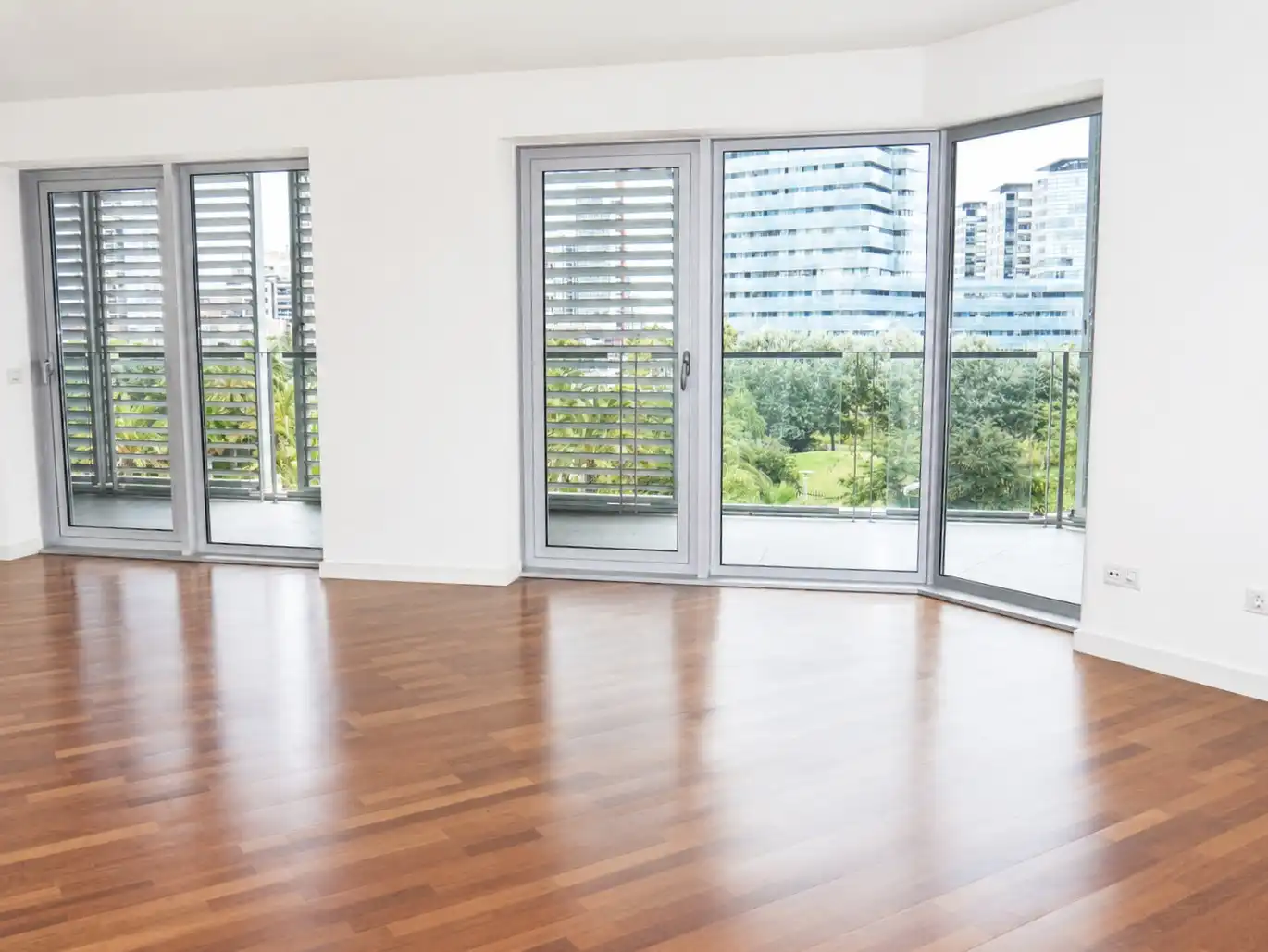 Terraza de Piso de alquiler en Barcelona con Aire acondicionado, Calefacción y Parquet