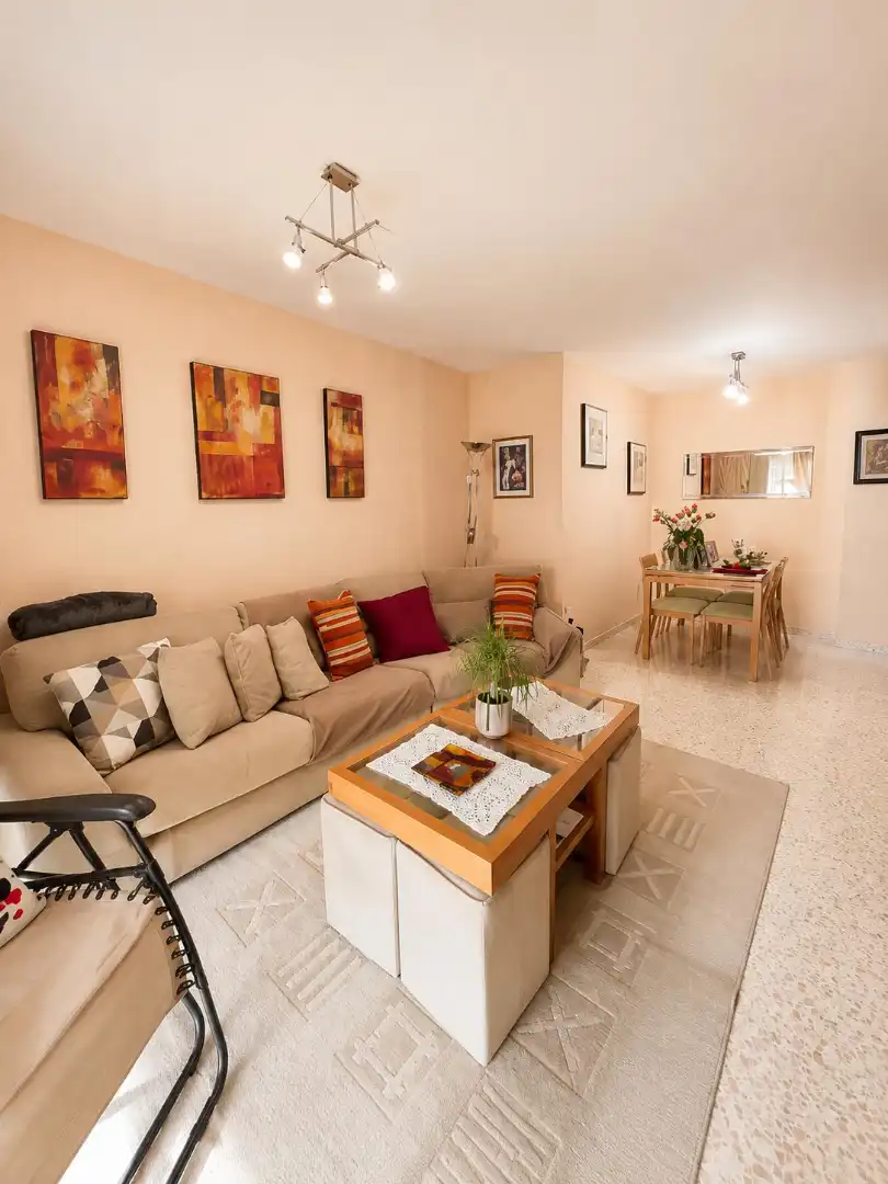 Sala d'estar de Àtic en venda en Mijas amb Aire condicionat, Terrassa i Traster