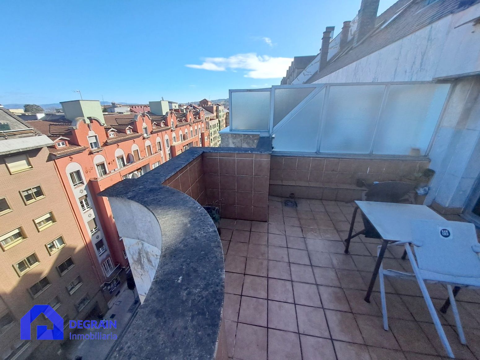 Terrasse von Dachboden zur Miete in Oviedo  mit Heizung und Terrasse