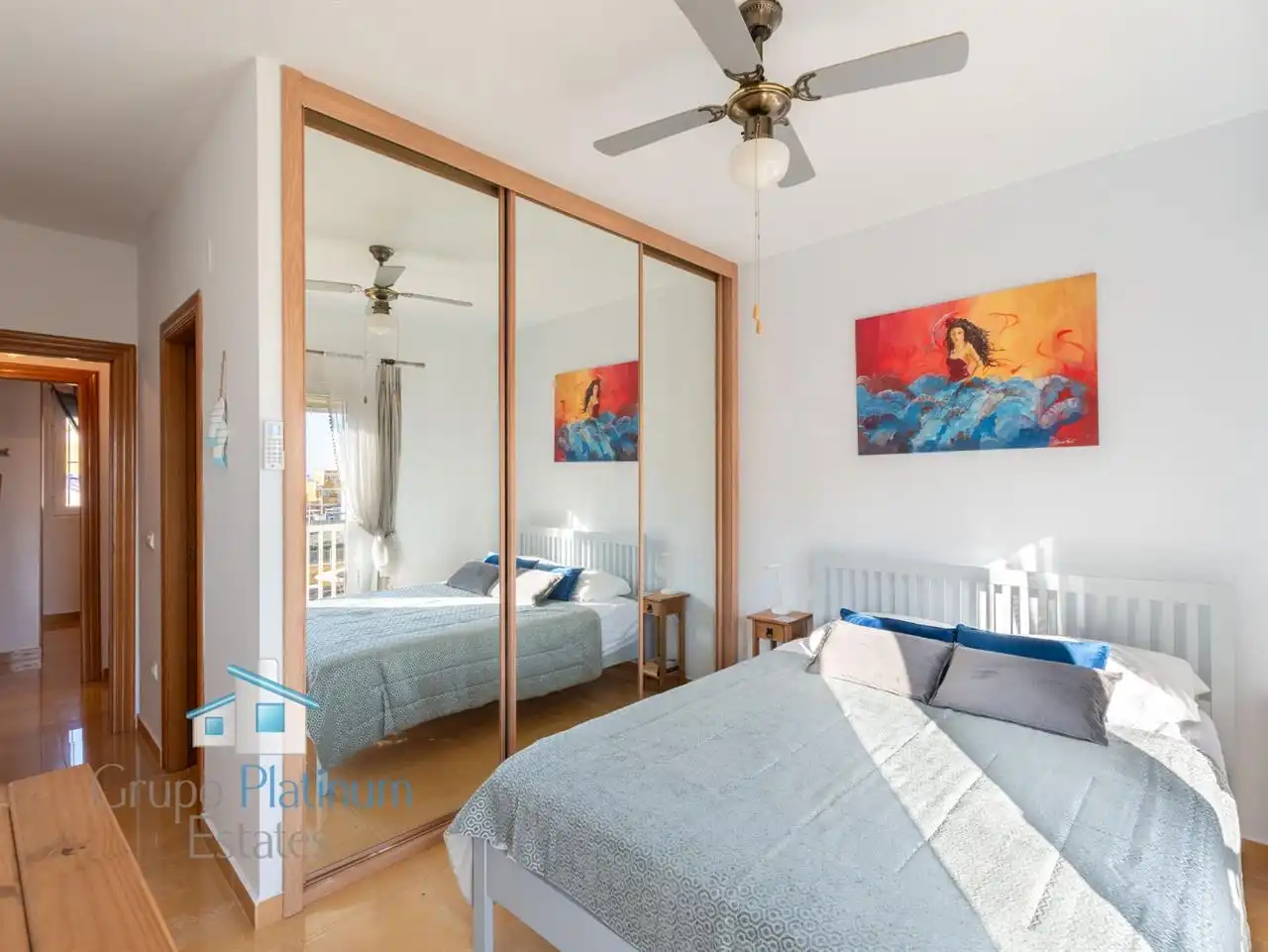 Bedroom of Apartments for sale in Pulpí  with Air Conditioner, Terrace and Swimming Pool