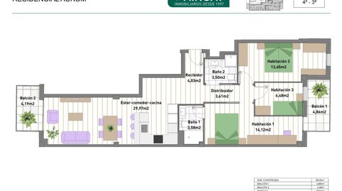 Photo 2 of Flat for sale in Viladecans - Calle Sant Climent, La Roureda, Viladecans