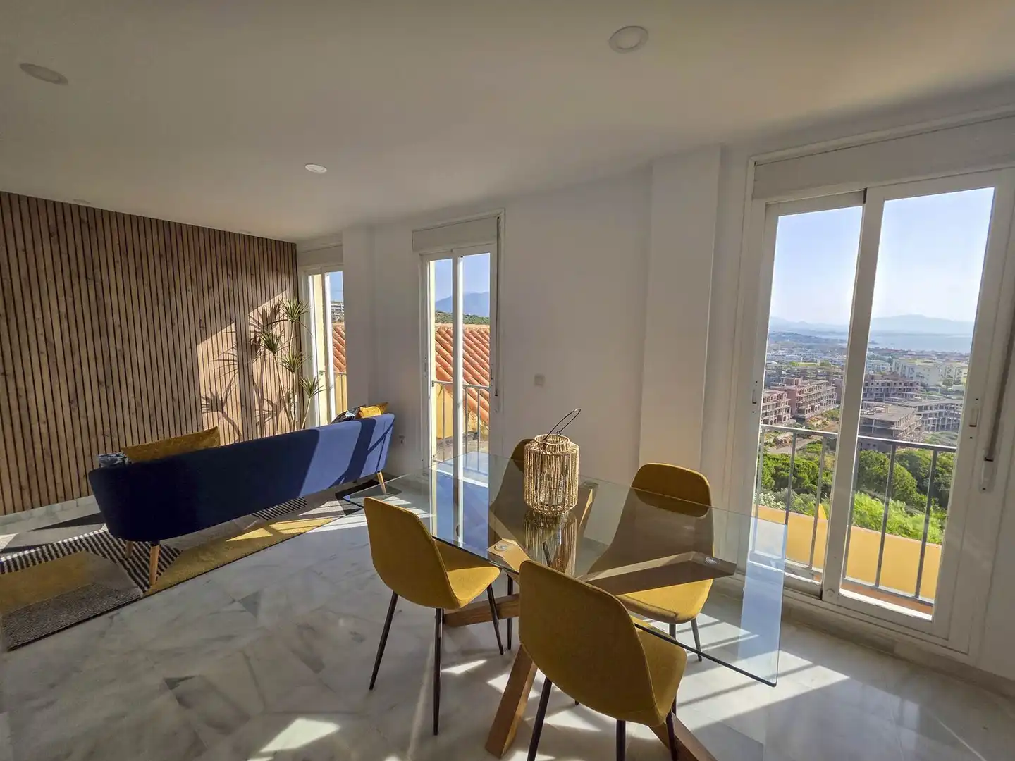 Living room of Attic for sale in Manilva  with Air Conditioner, Terrace and Furnished