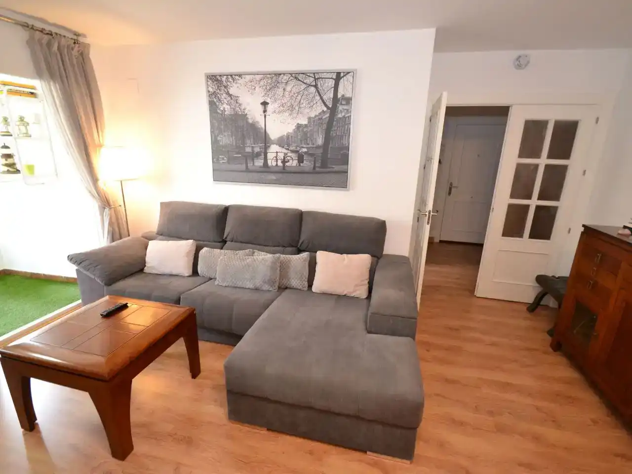 Sala de estar de Piso en venta en Torremolinos con Aire acondicionado, Piscina y Balcón
