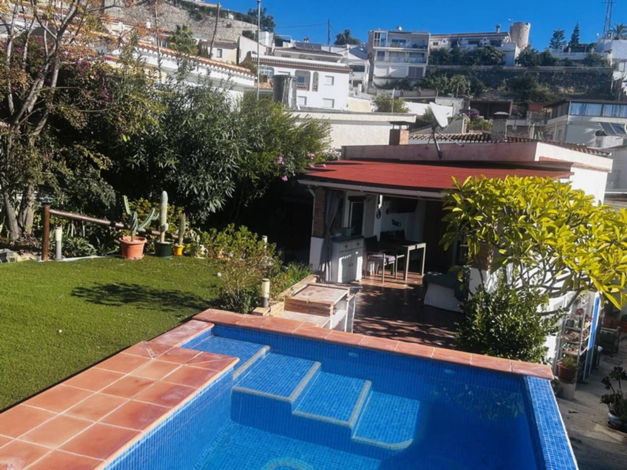 Jardín de Casa o chalet en venta en Almuñécar con Jardín privado, Terraza y Piscina