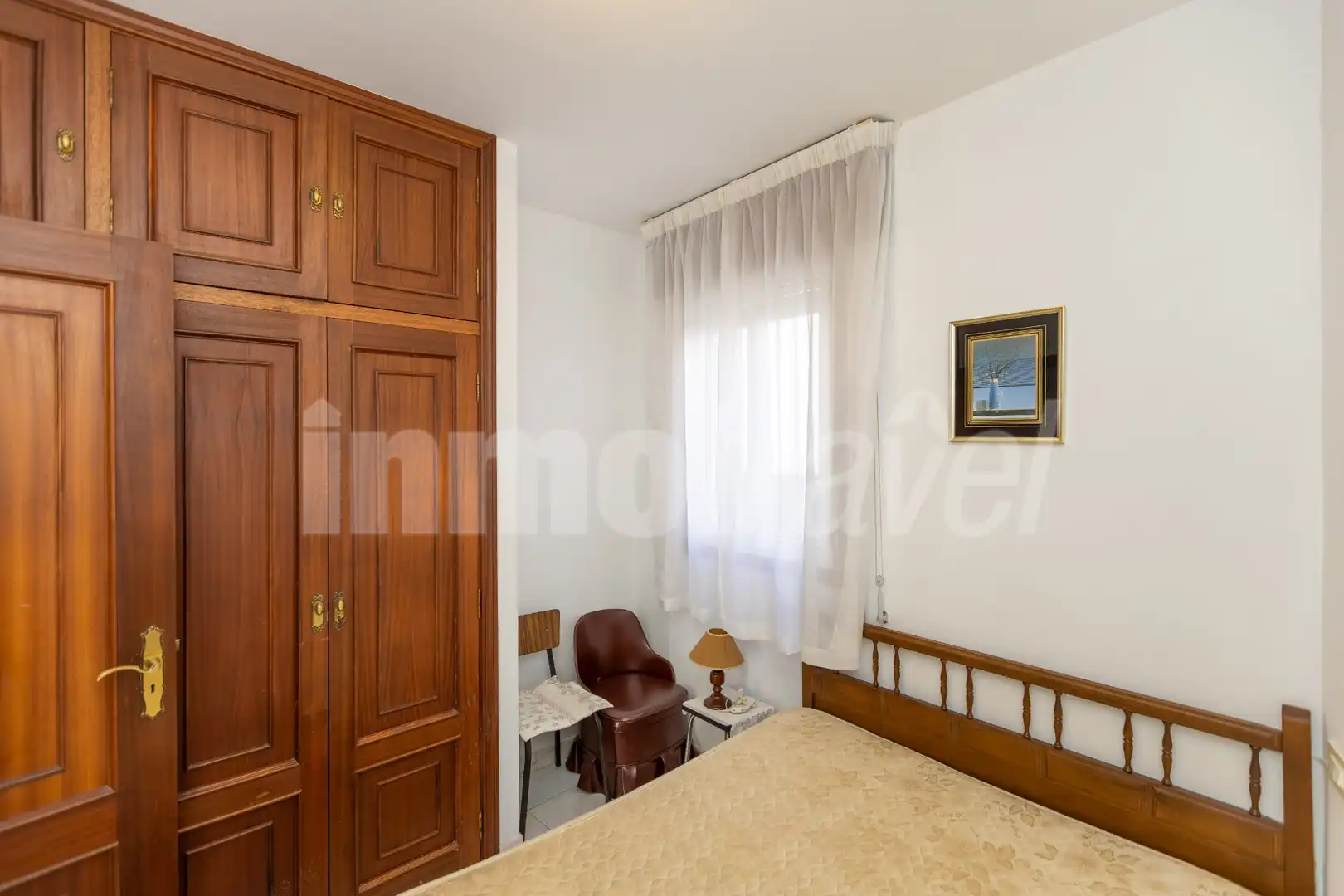 Dormitori de Casa adosada en venda en Sanxenxo amb Terrassa, Moblat i Forn