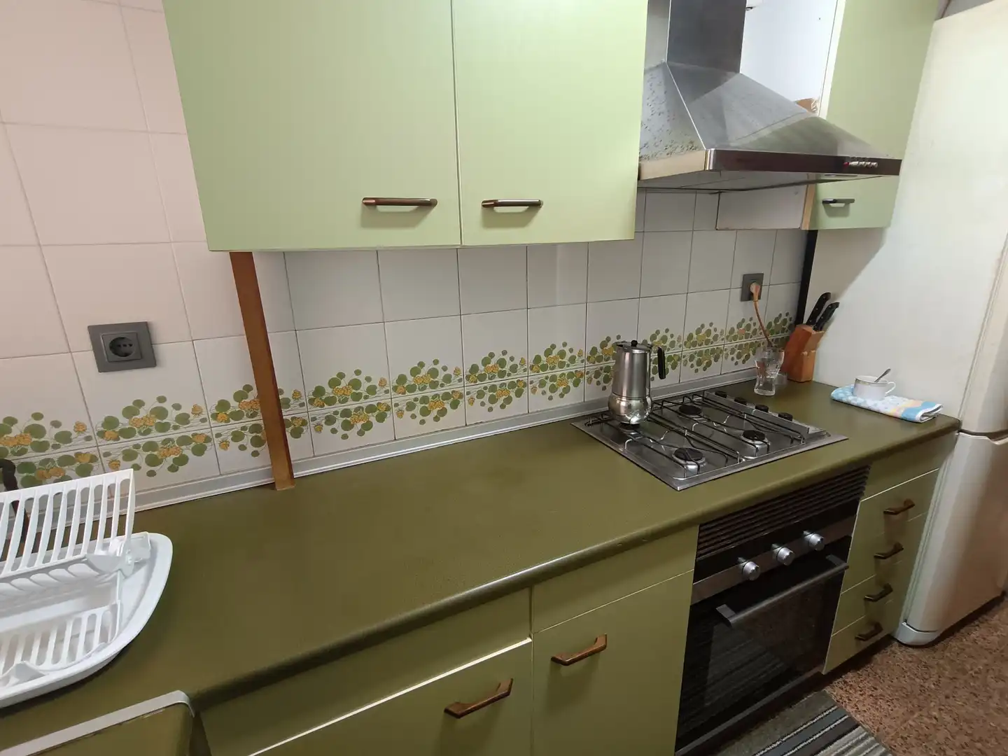 Cocina de Piso de alquiler en Cunit con Terraza, Amueblado y Horno