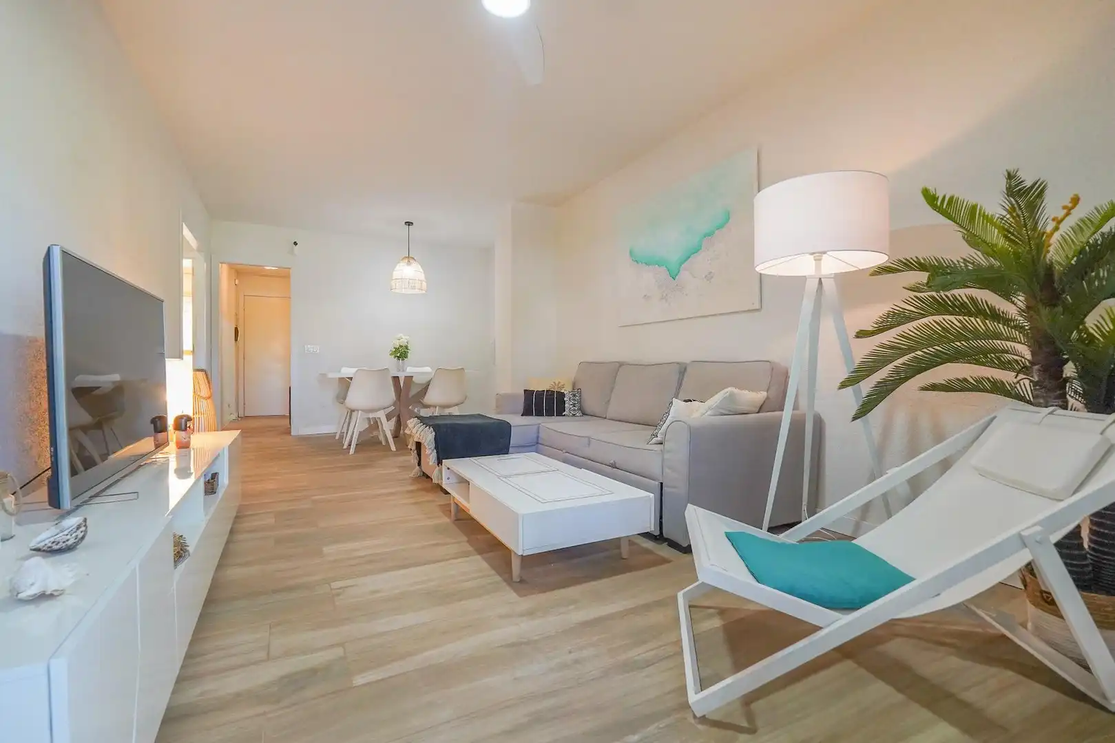 Living room of Flat for sale in Cambrils  with Private garden, Terrace and Balcony