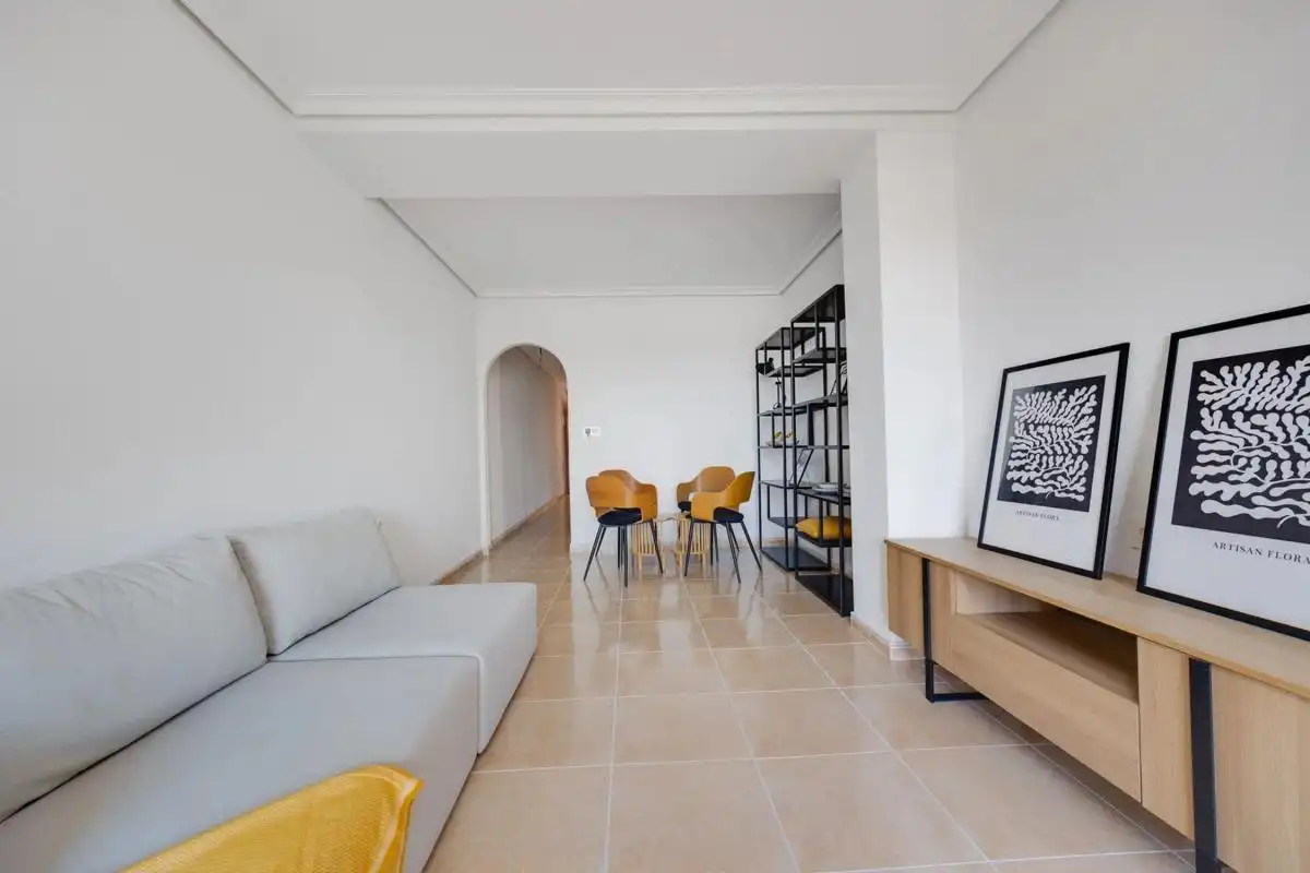 Sala de estar de Piso en venta en San Fulgencio con Jardín privado y Piscina