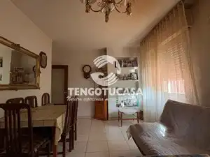Sala de estar de Piso en venta en  Madrid Capital con Calefacción y Terraza
