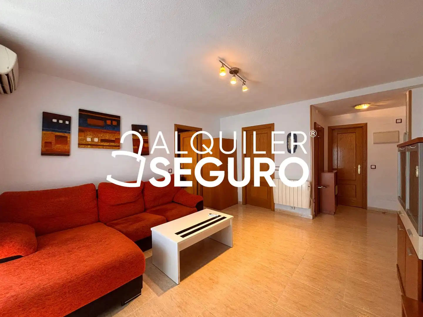 Wohnzimmer von Wohnung zur Miete in Madrid mit Klimaanlage, Heizung und Möbliert