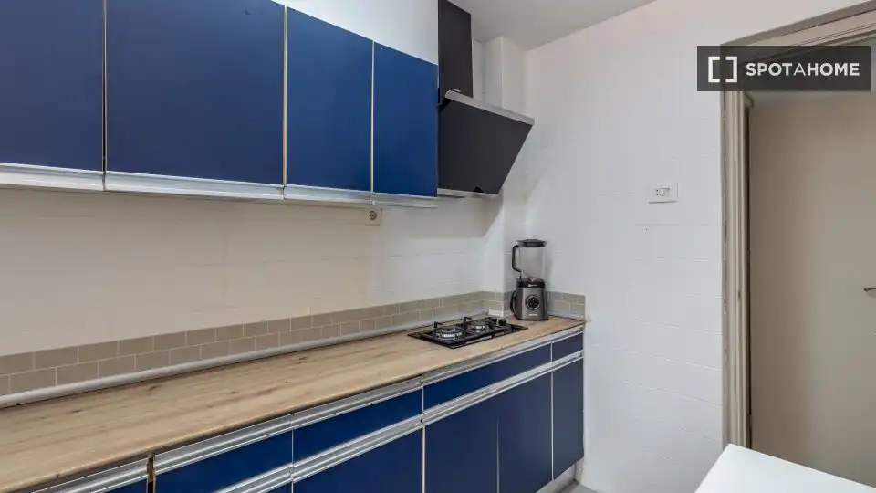 Cocina de Apartamento para compartir en Granada con Aire acondicionado, Calefacción y Terraza