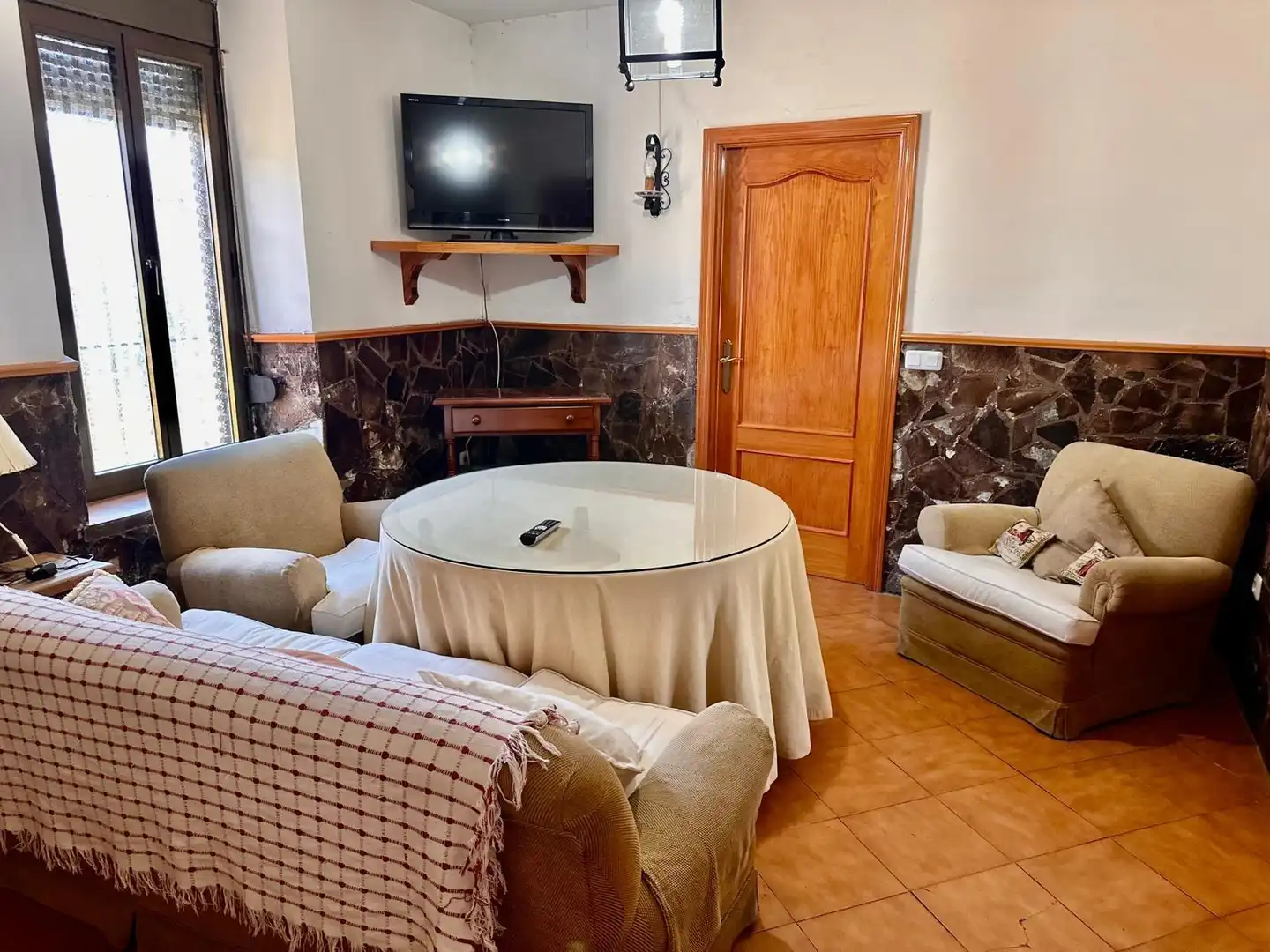 Sala de estar de Finca rústica en venta en Peñarroya-Pueblonuevo con Terraza y Amueblado