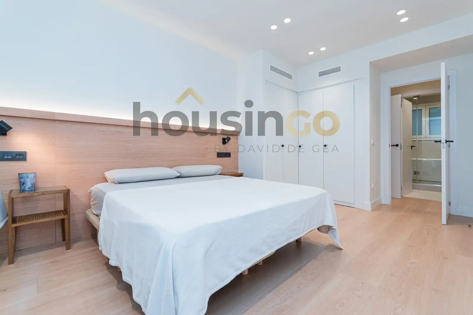 Schlafzimmer von Wohnung zum Verkauf in Madrid mit Klimaanlage, Heizung und Parkett