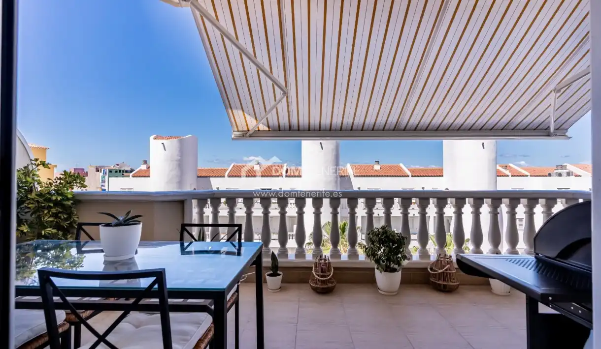 Terraza de Piso de alquiler en Santiago del Teide con Terraza, Trastero y Piscina