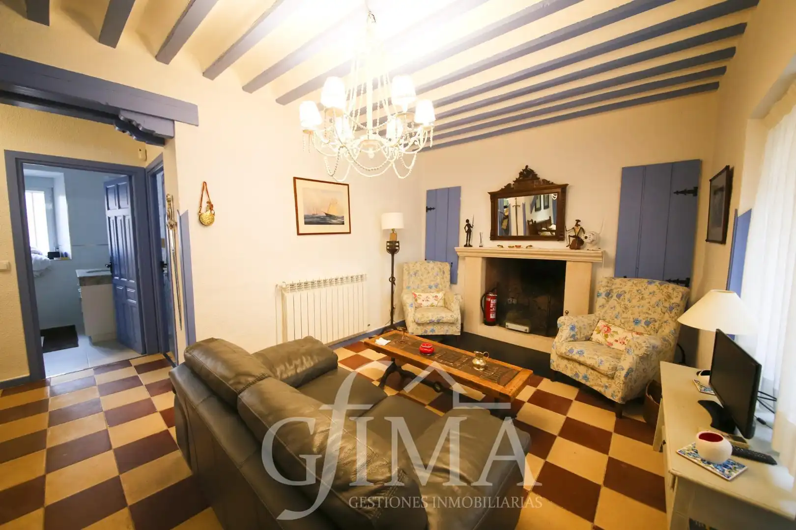 Living room of Houses for sale in Argamasilla de Alba  with Air Conditioner, Heating and Terrace
