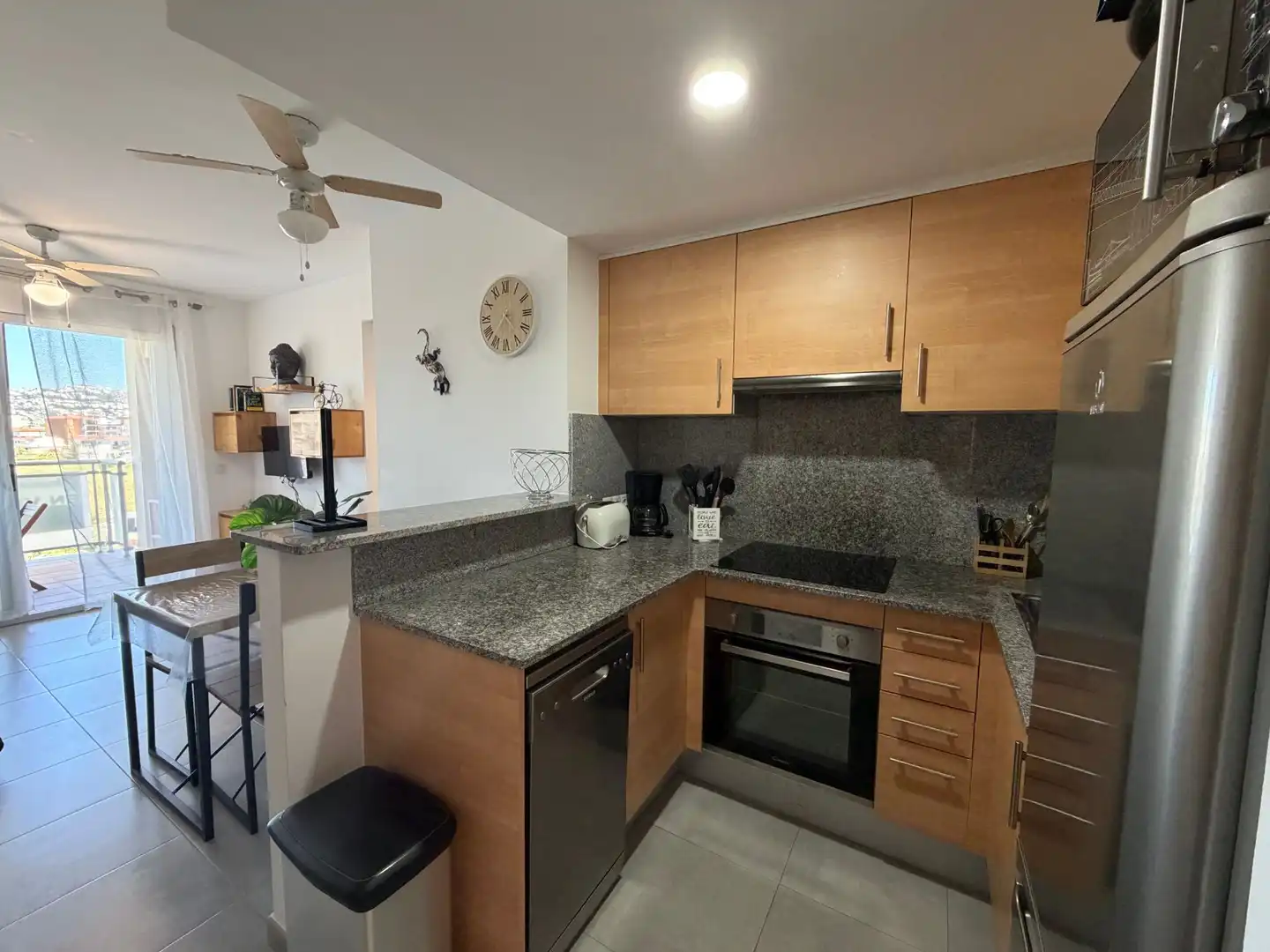 Cocina de Apartamento en venta en Roses con Aire acondicionado, Calefacción y Terraza