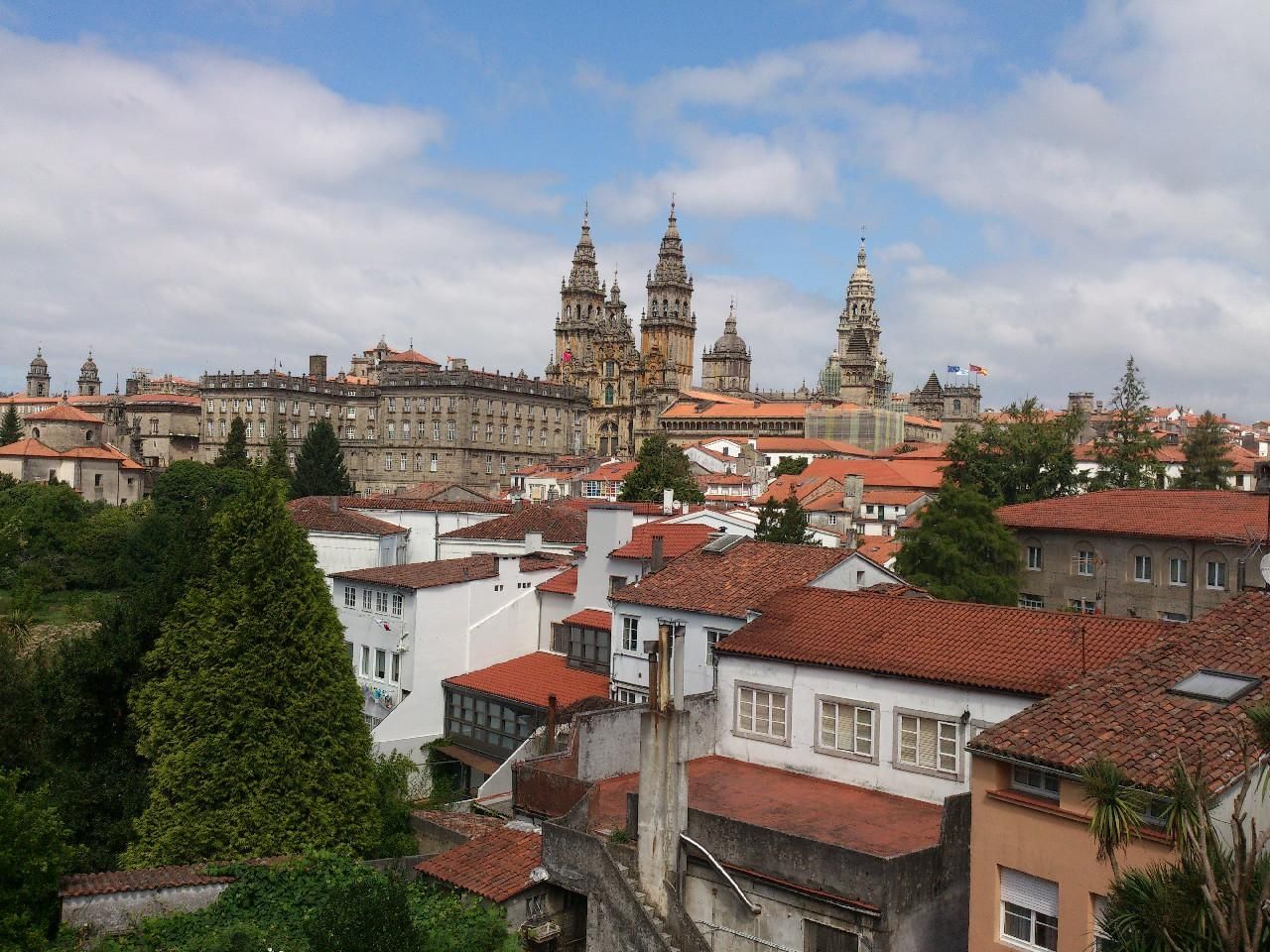 Exterior view of Flat to rent in Santiago de Compostela 