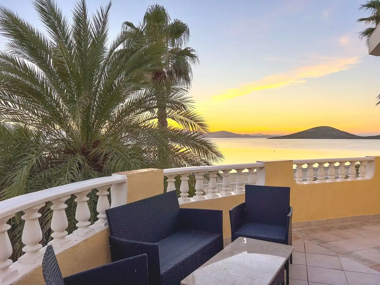 Terrasse von Haus oder Chalet zum Verkauf in La Manga del Mar Menor mit Klimaanlage, Heizung und Privatgarten
