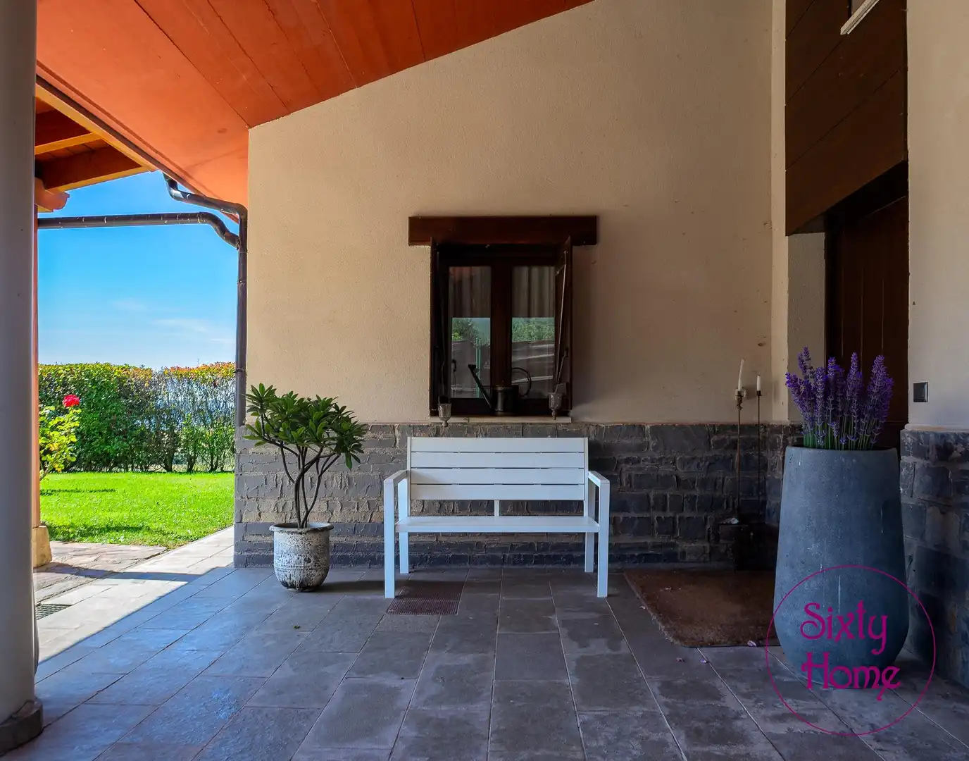 Terraza de Casa o chalet en venta en Jaca con Calefacción, Jardín privado y Parquet