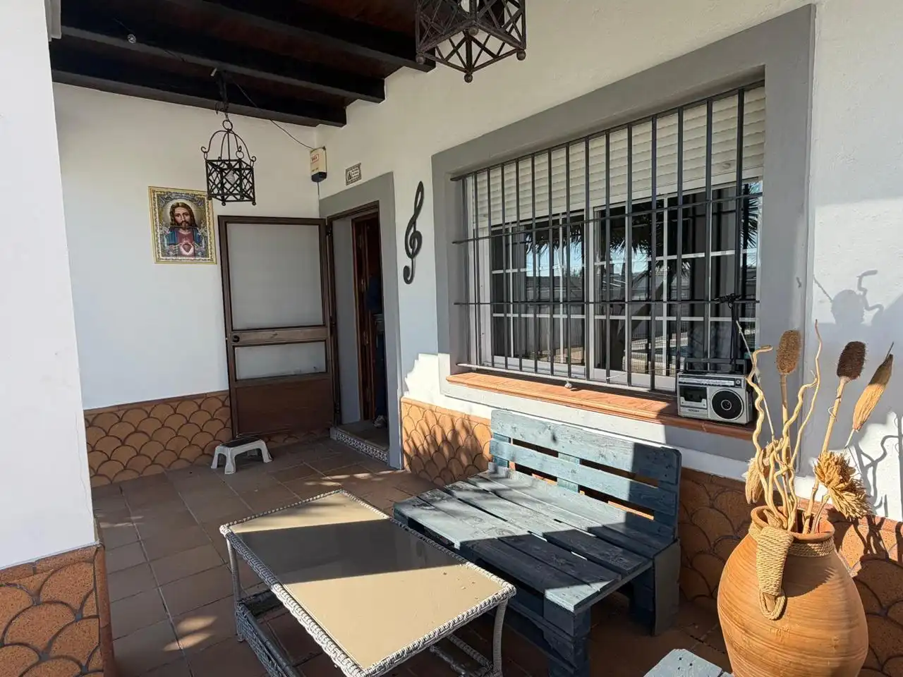 Terraza de Casa o chalet en venta en Chipiona con Aire acondicionado, Jardín privado y Piscina