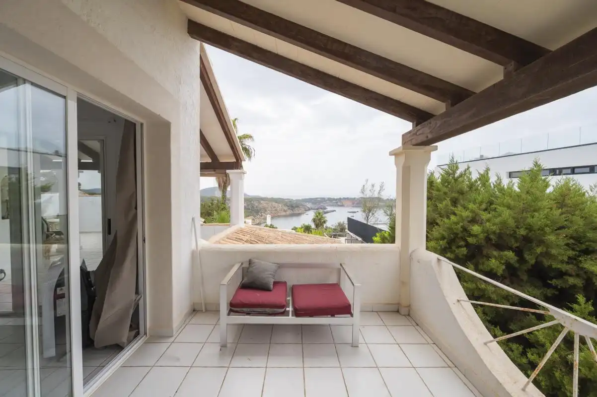 Terrassa de Casa o xalet en venda en Sant Josep de sa Talaia amb Calefacció, Jardí privat i Terrassa