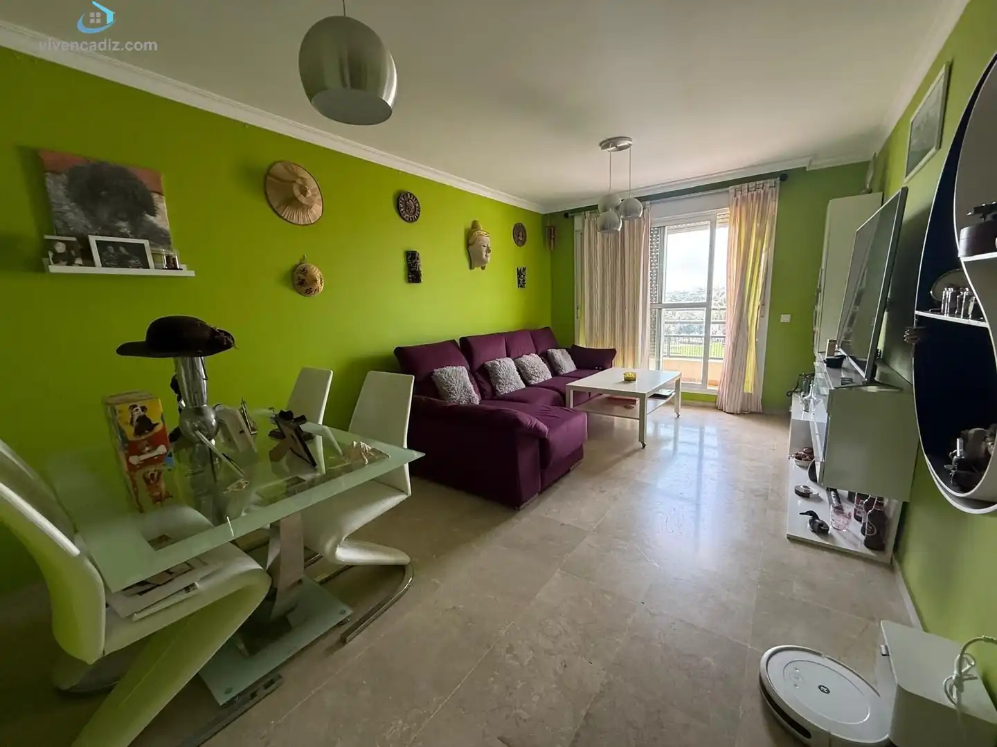 Sala d'estar de Àtic en venda en San Fernando amb Terrassa, Traster i Piscina comunitària