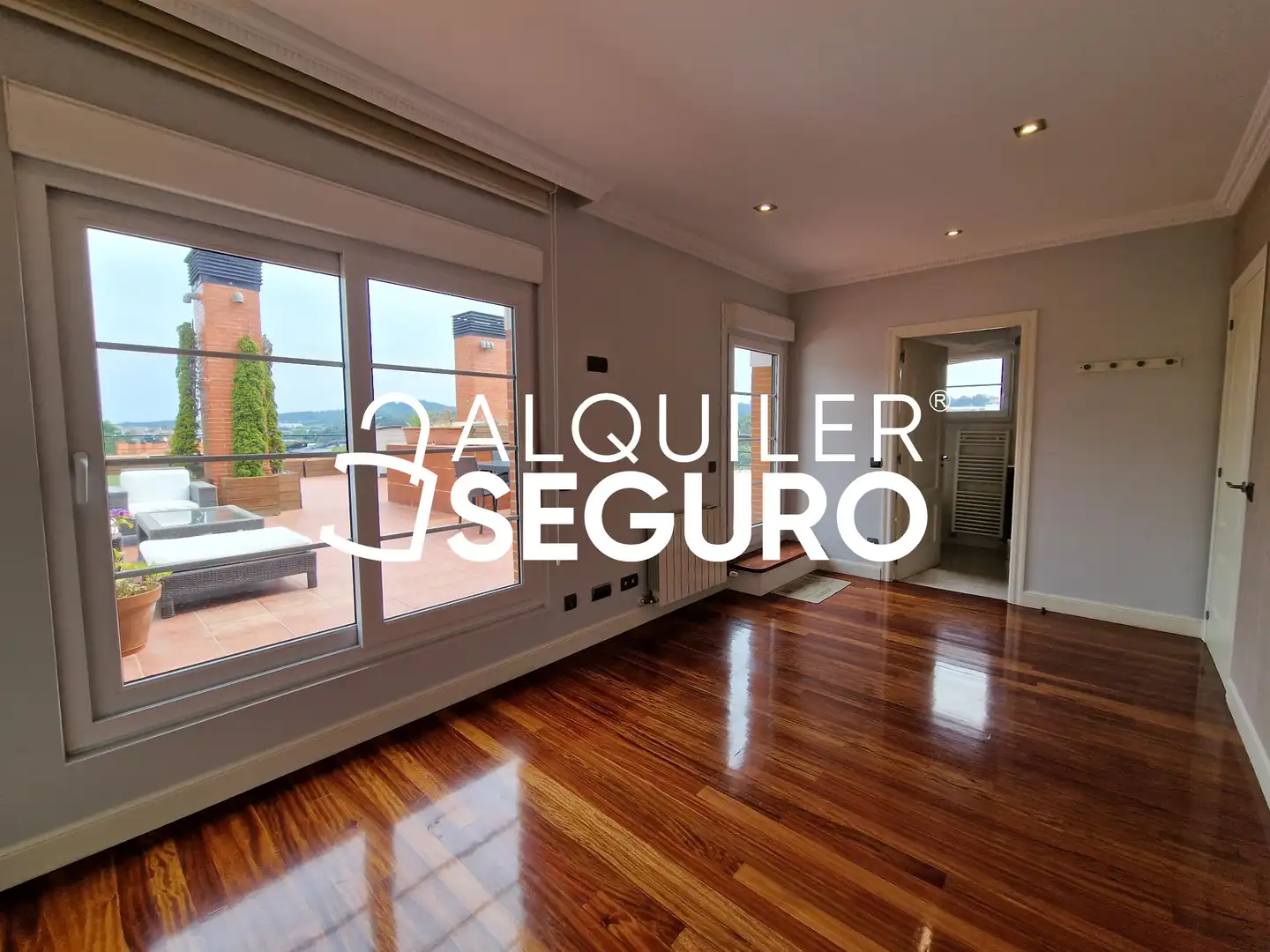 Sala de estar de Piso de alquiler en Getxo  con Calefacción, Terraza y Trastero