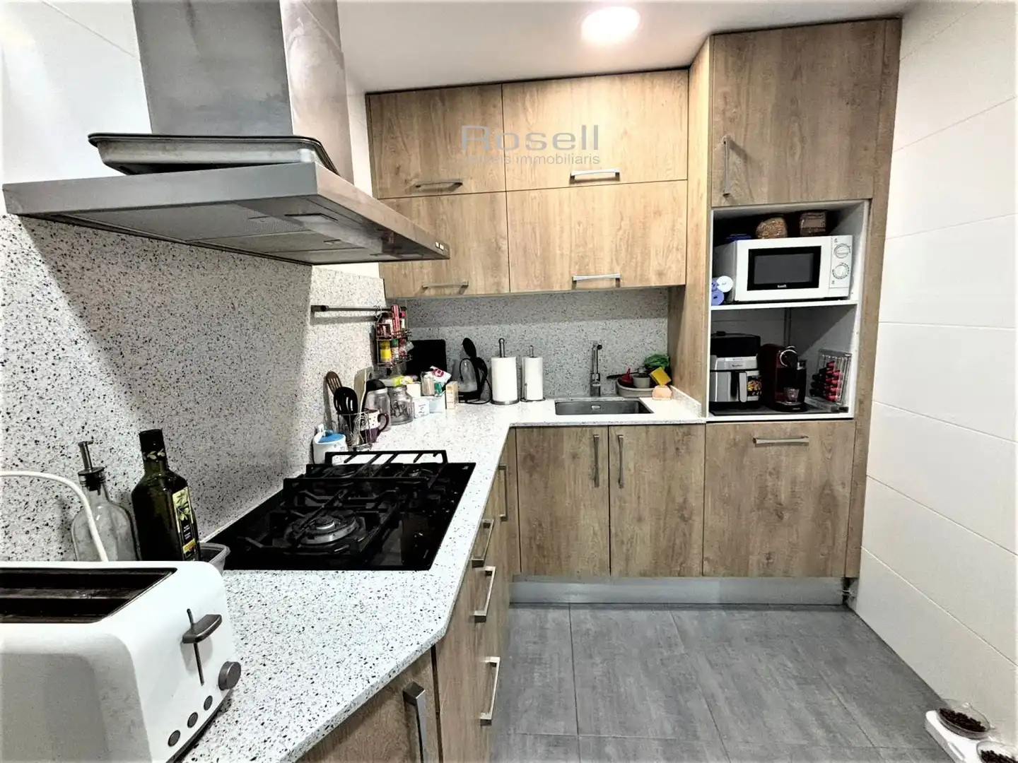 Cocina de Piso en venta en Terrassa con Calefacción, Parquet y Balcón