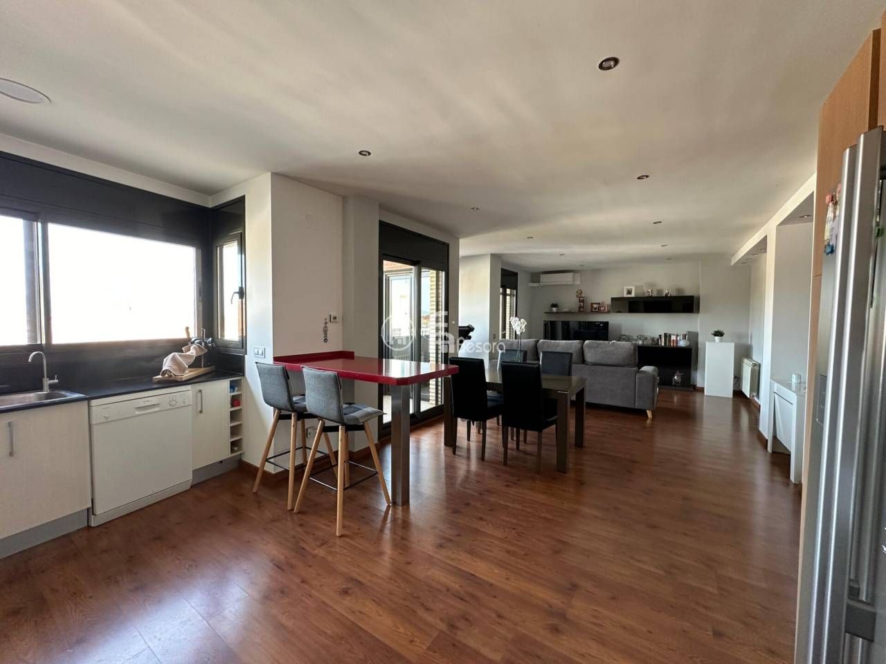 Dining room of Attic for sale in Vallfogona de Balaguer  with Air Conditioner, Heating and Parquet flooring