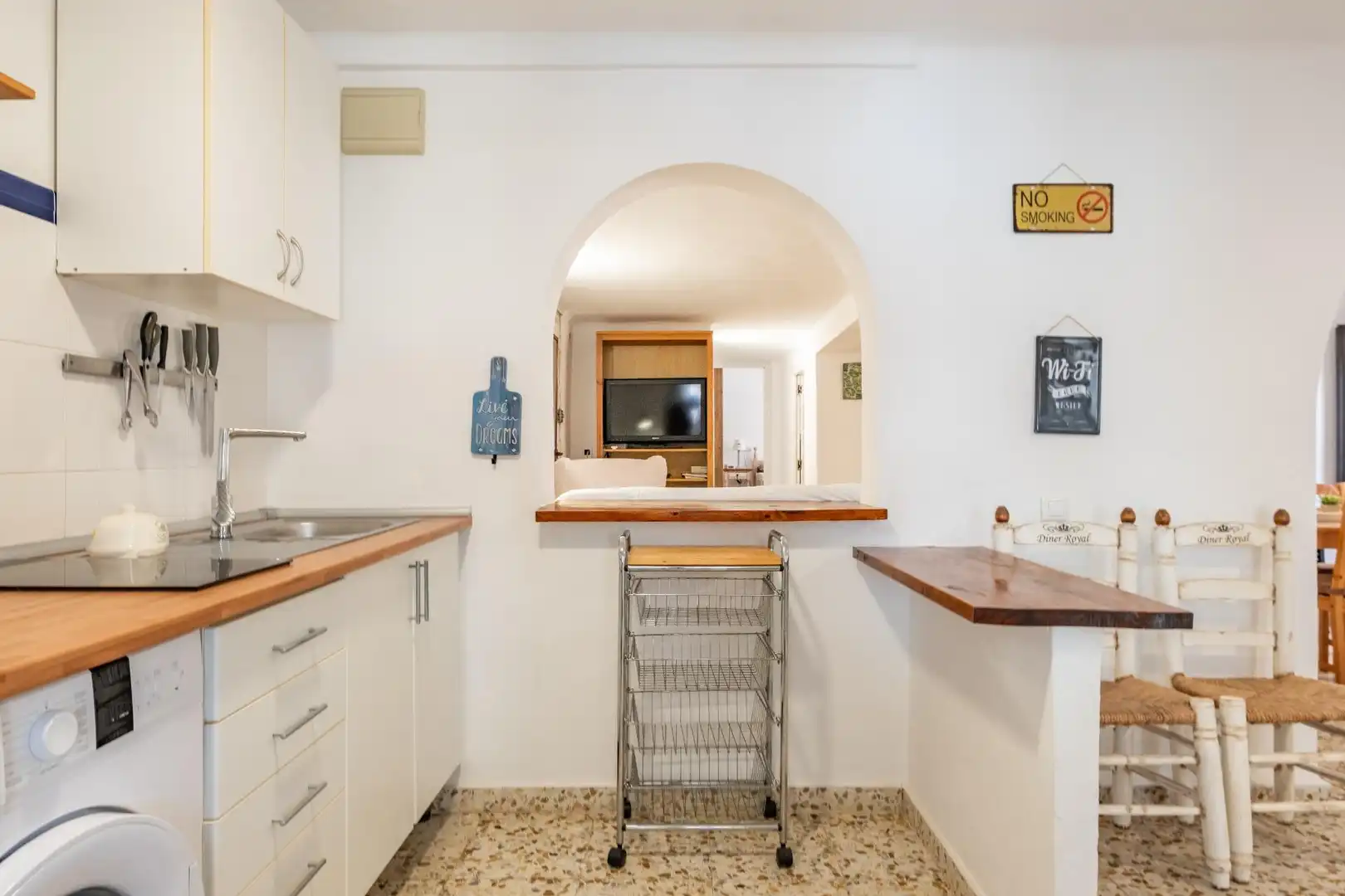Cocina de Casa o chalet en venta en Vélez-Málaga con Piscina
