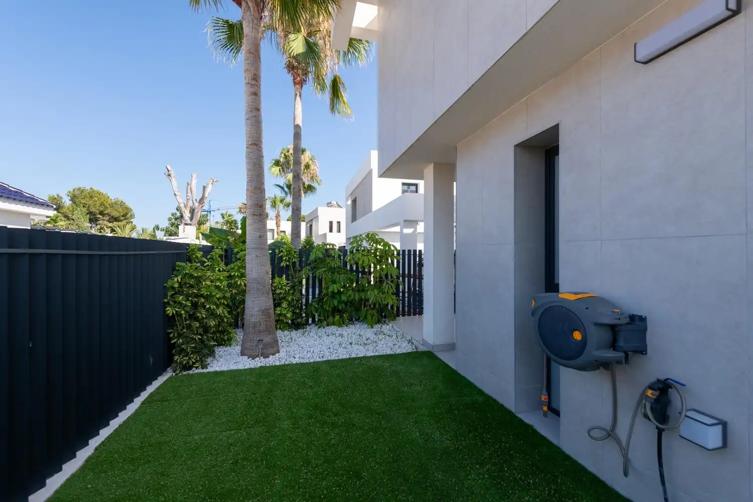 Terrasse von Haus oder Chalet zur Miete in El Campello mit Klimaanlage, Privatgarten und Terrasse