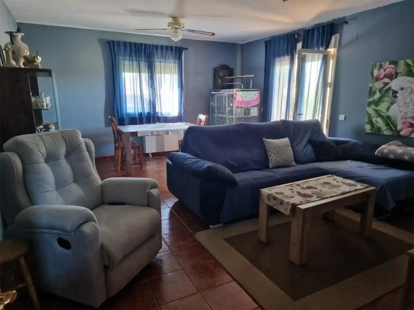 Sala de estar de Casa o chalet en venta en Montesclaros con Jardín privado y Balcón