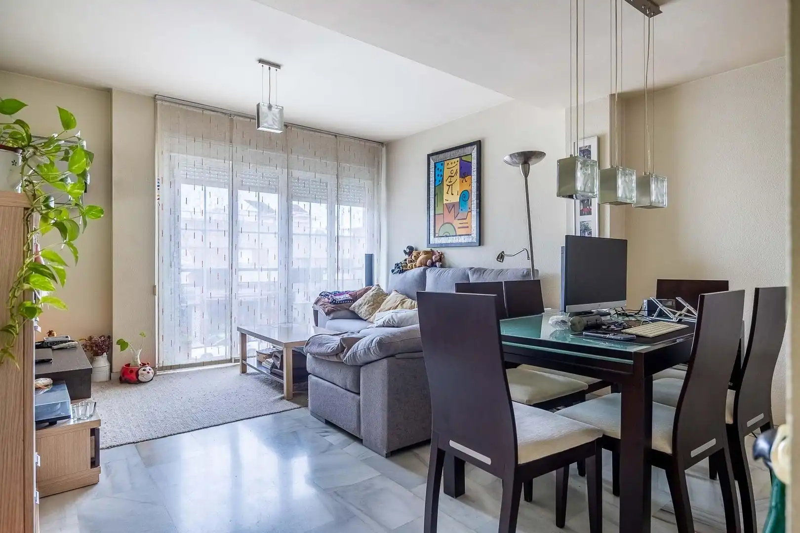Living room of Duplexes for sale in Dos Hermanas  with Air Conditioner, Terrace and Community pool