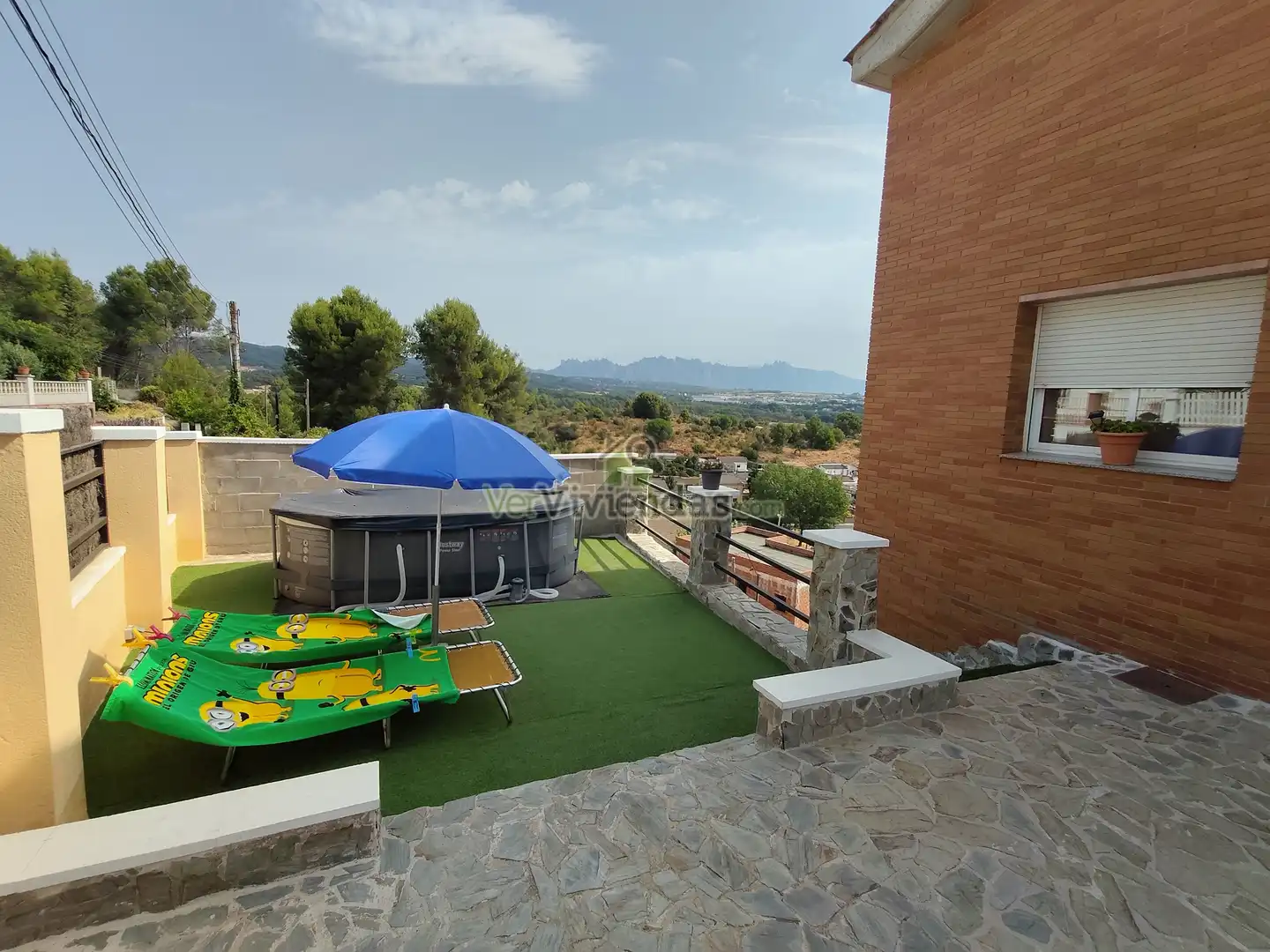 Terraza de Casa o chalet en venta en Piera con Calefacción, Jardín privado y Terraza