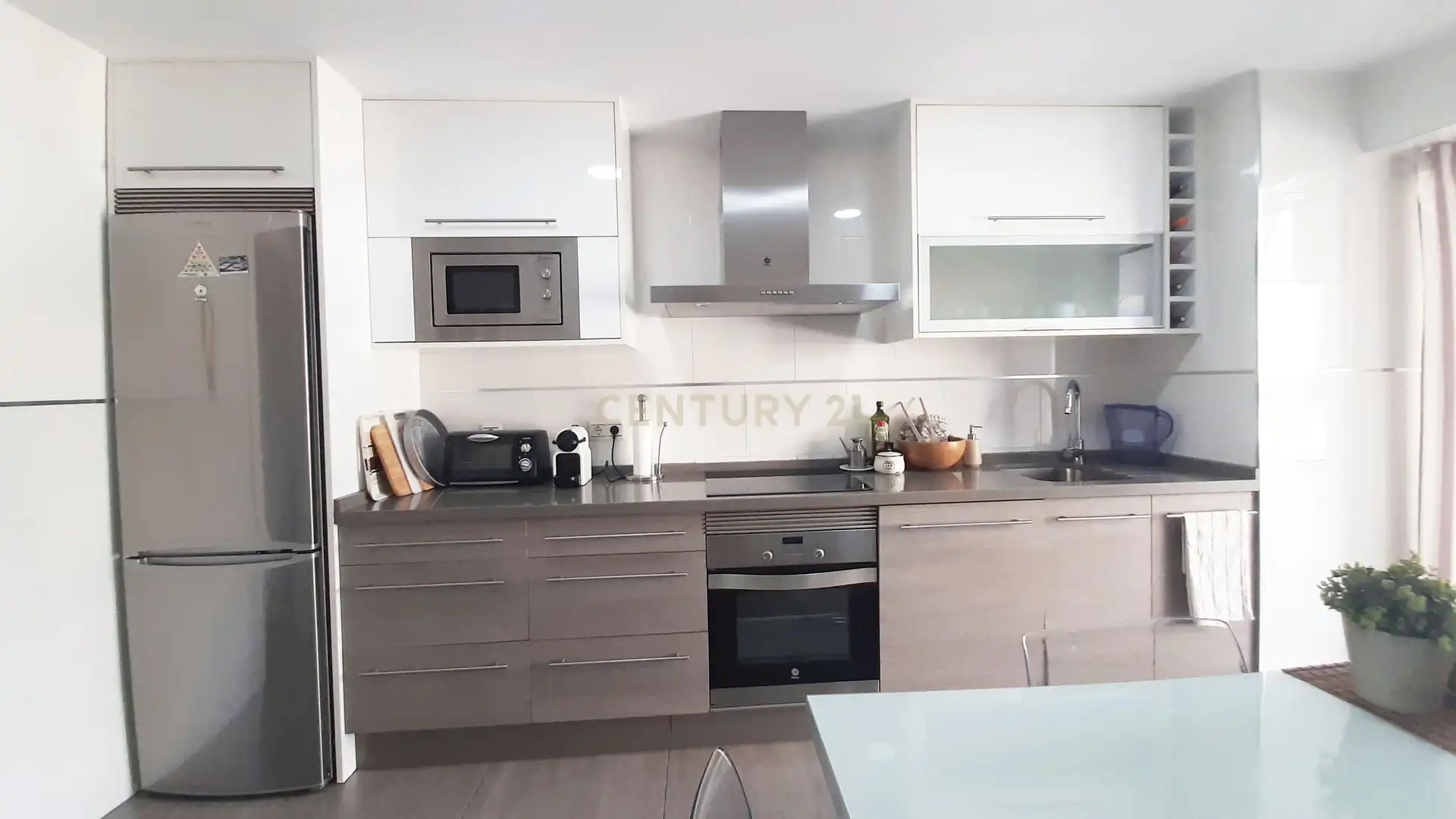 Kitchen of Flat for rent in Málaga  with Air Conditioner, Oven and Washing machine