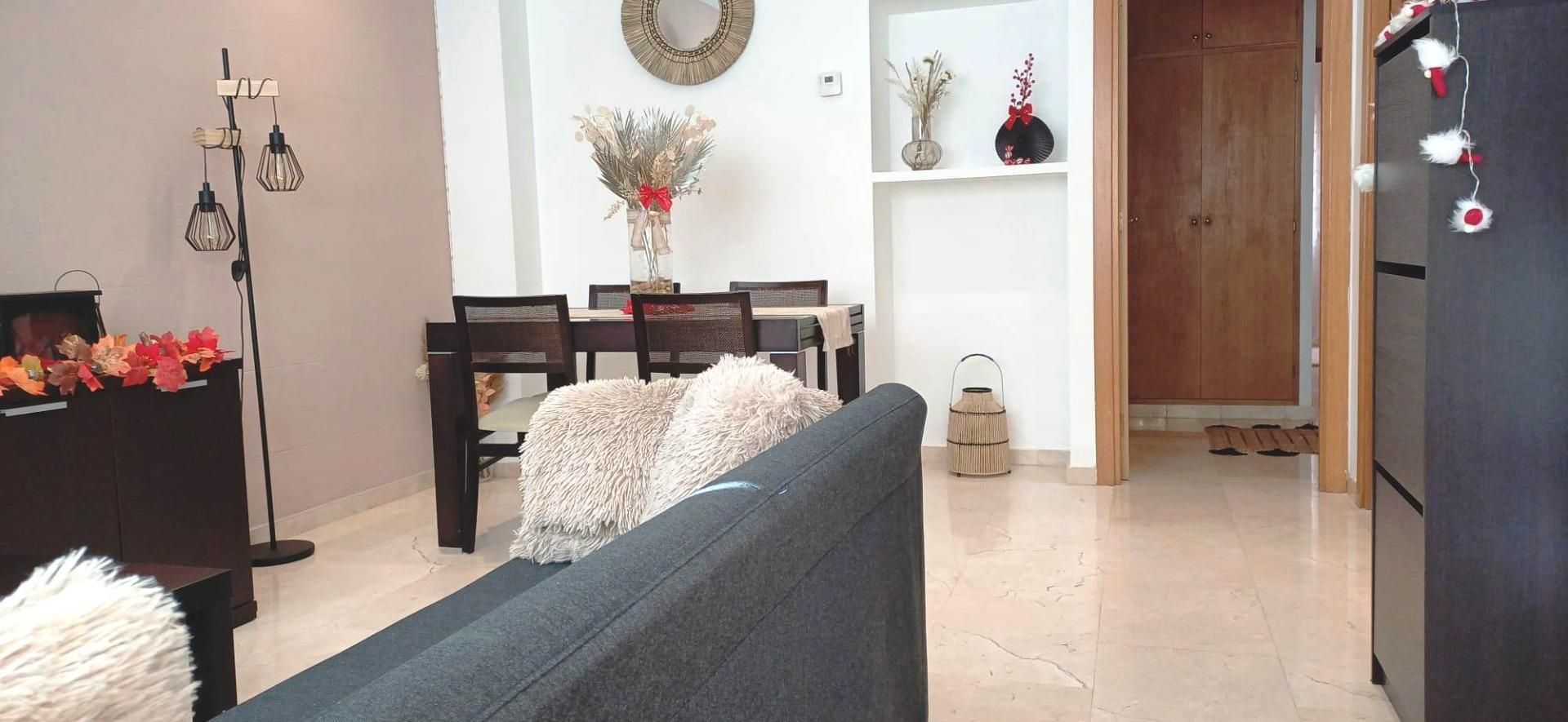 Sala d'estar de Planta baixa de lloguer en  Palma de Mallorca amb Aire condicionat, Calefacció i Moblat