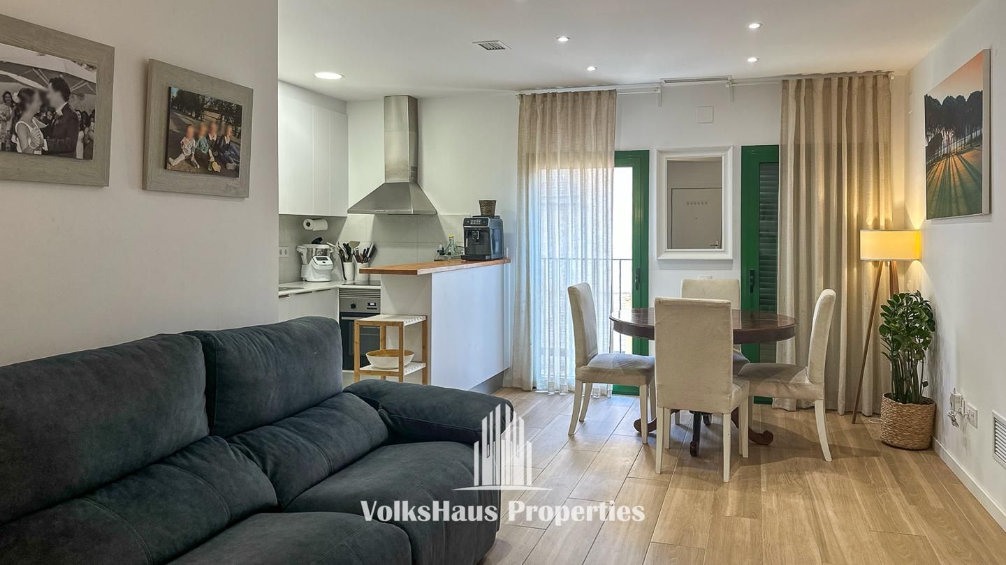 Kitchen of Flat for sale in Sant Cugat del Vallès  with Air Conditioner, Terrace and Furnished