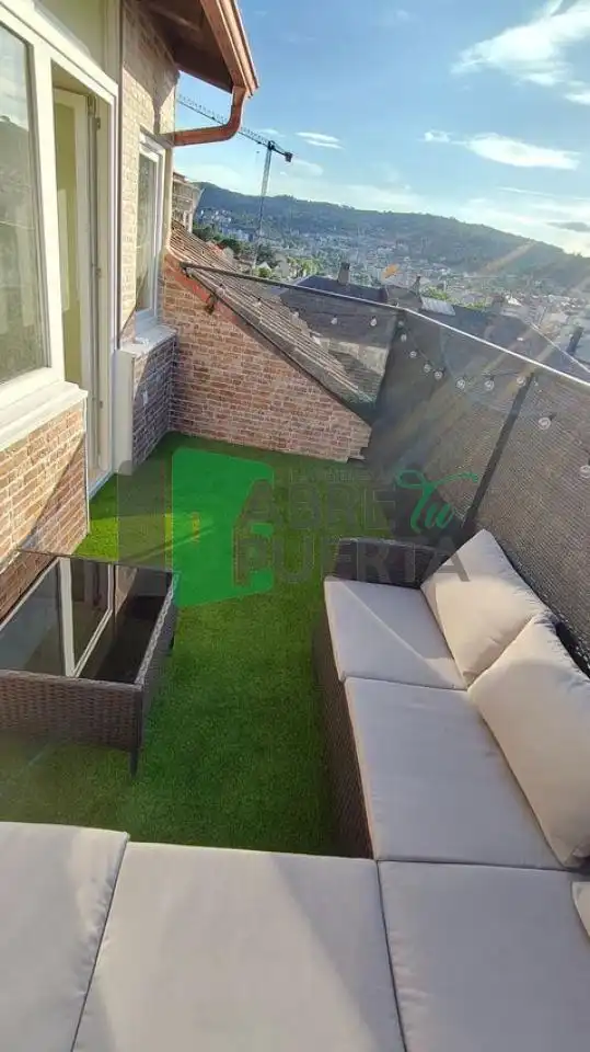 Terrace of Flat for rent in Ourense Capital   with Heating, Parquet flooring and Terrace