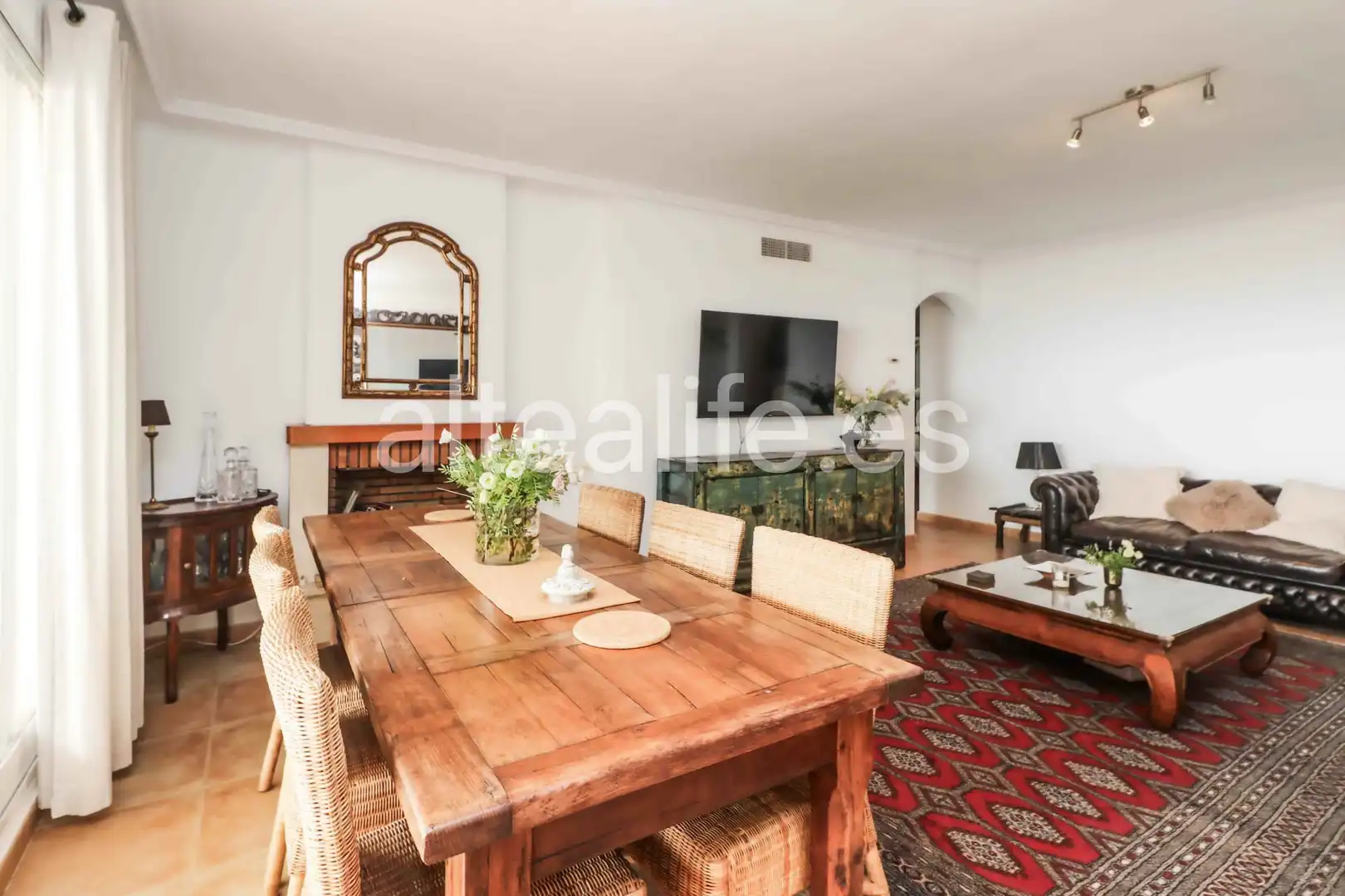 Comedor de Apartamento de alquiler en Altea con Terraza, Amueblado y Horno