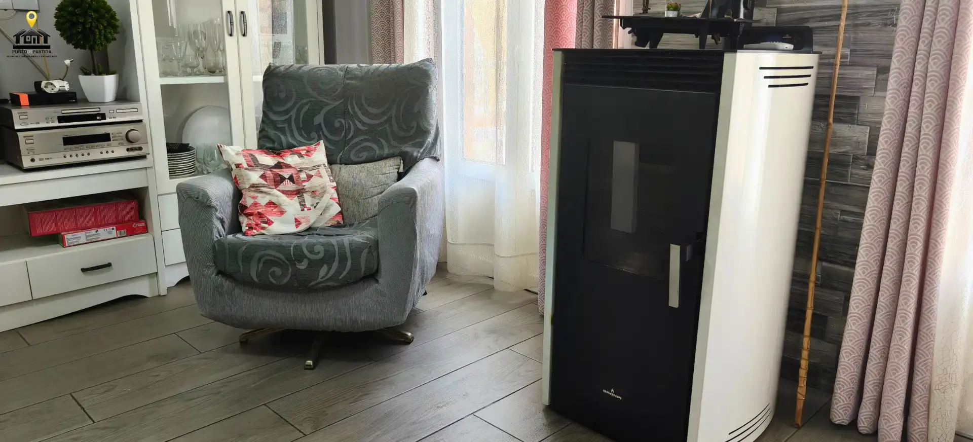 Sala de estar de Casa o chalet en venta en Manzanilla con Aire acondicionado, Amueblado y Horno