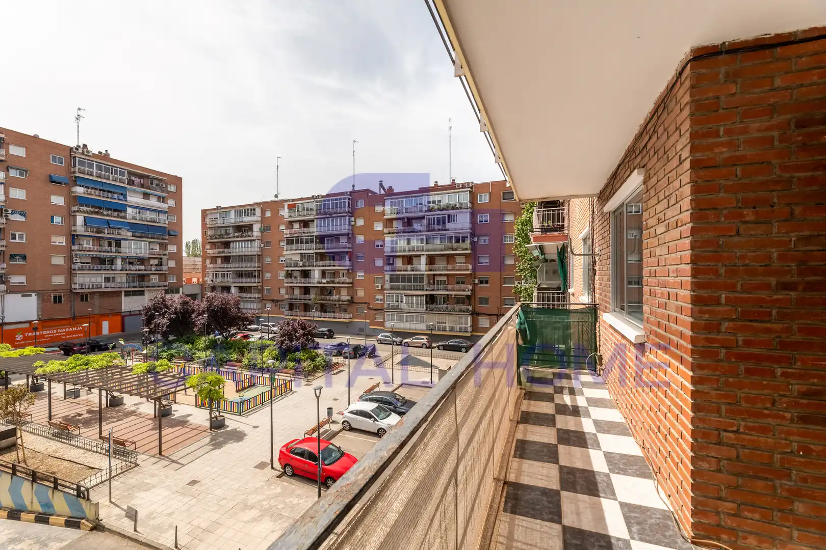 Exterior view of Flat for sale in Móstoles  with Heating, Terrace and Furnished