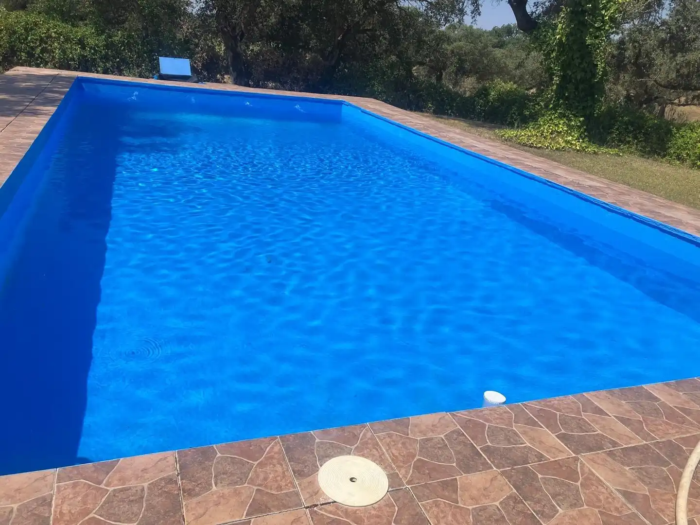 Piscina de Casa o chalet en venta en Badajoz con Jardín privado, Terraza y Piscina