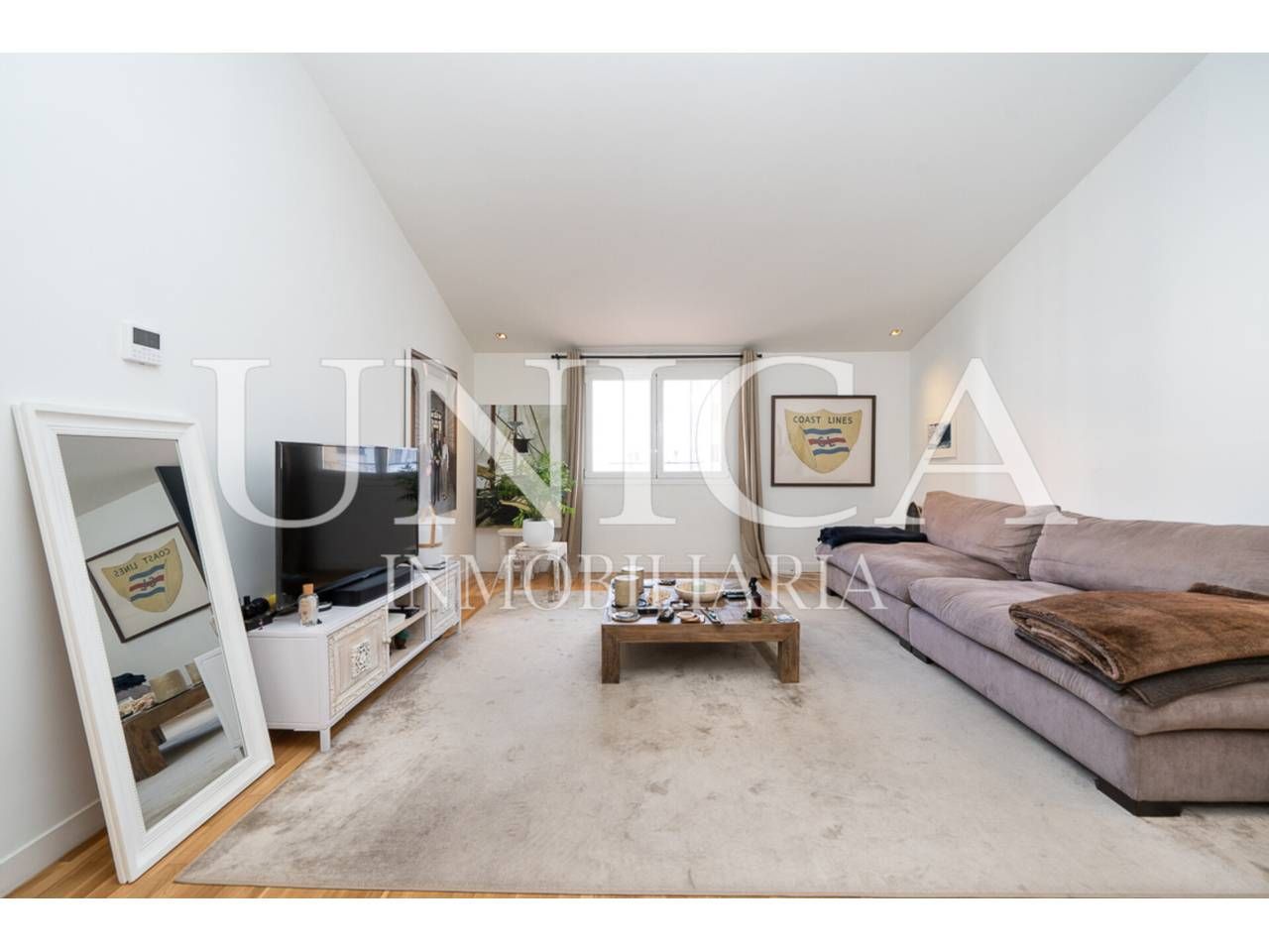 Sala de estar de Piso en venta en  Madrid Capital con Aire acondicionado y Parquet