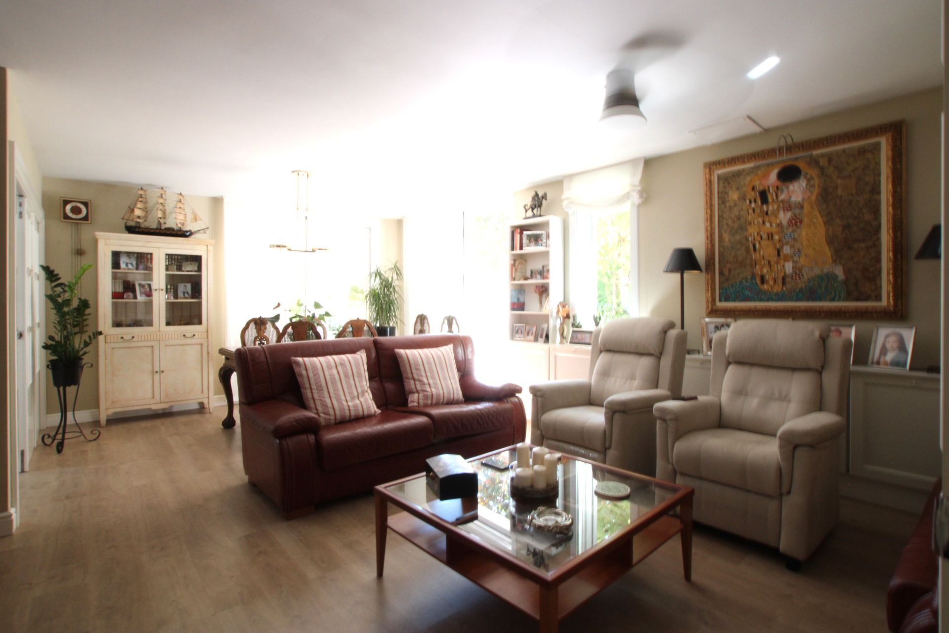 Living room of House or chalet for sale in Argentona  with Heating, Private garden and Parquet flooring