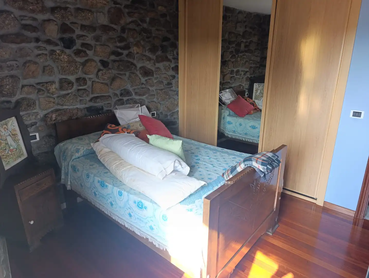 Habitación de Casa o chalet en venta en O Saviñao  con Jardín privado, Amueblado y Balcón