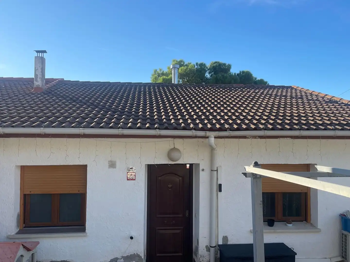 Vista exterior de Casa o chalet en venta en Orusco de Tajuña con Aire acondicionado, Calefacción y Jardín privado