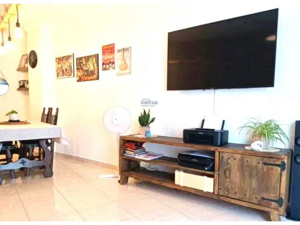 Sala de estar de Piso en venta en Pedreguer con Calefacción, Terraza y Amueblado