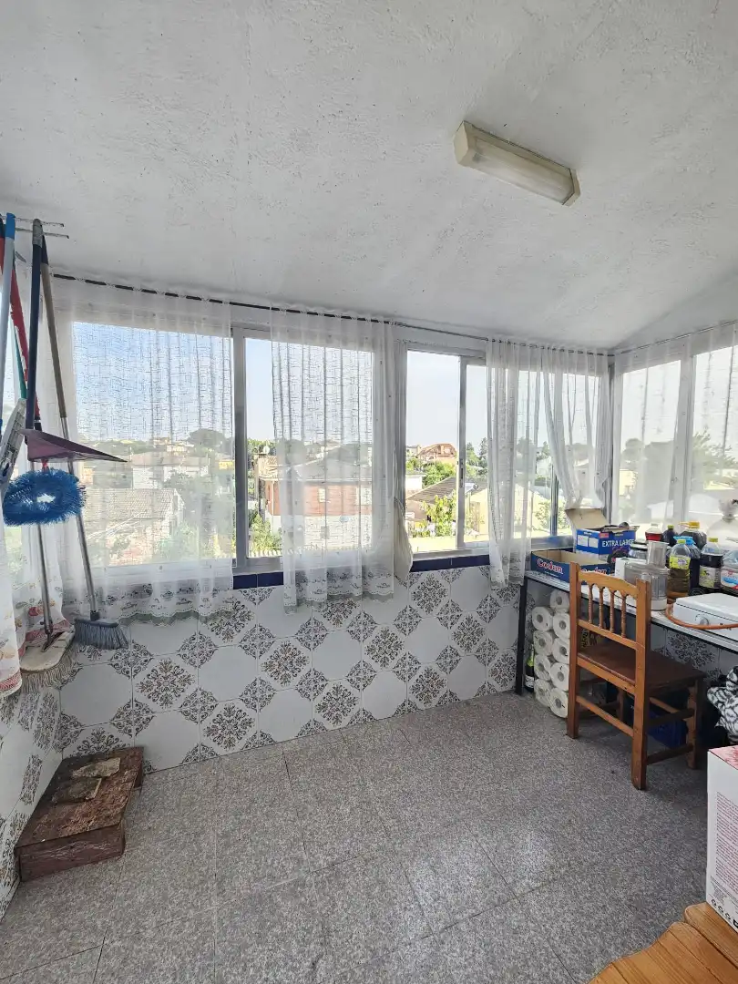 Balcony of Houses for sale in Casarrubios del Monte  with Air Conditioner, Heating and Private garden