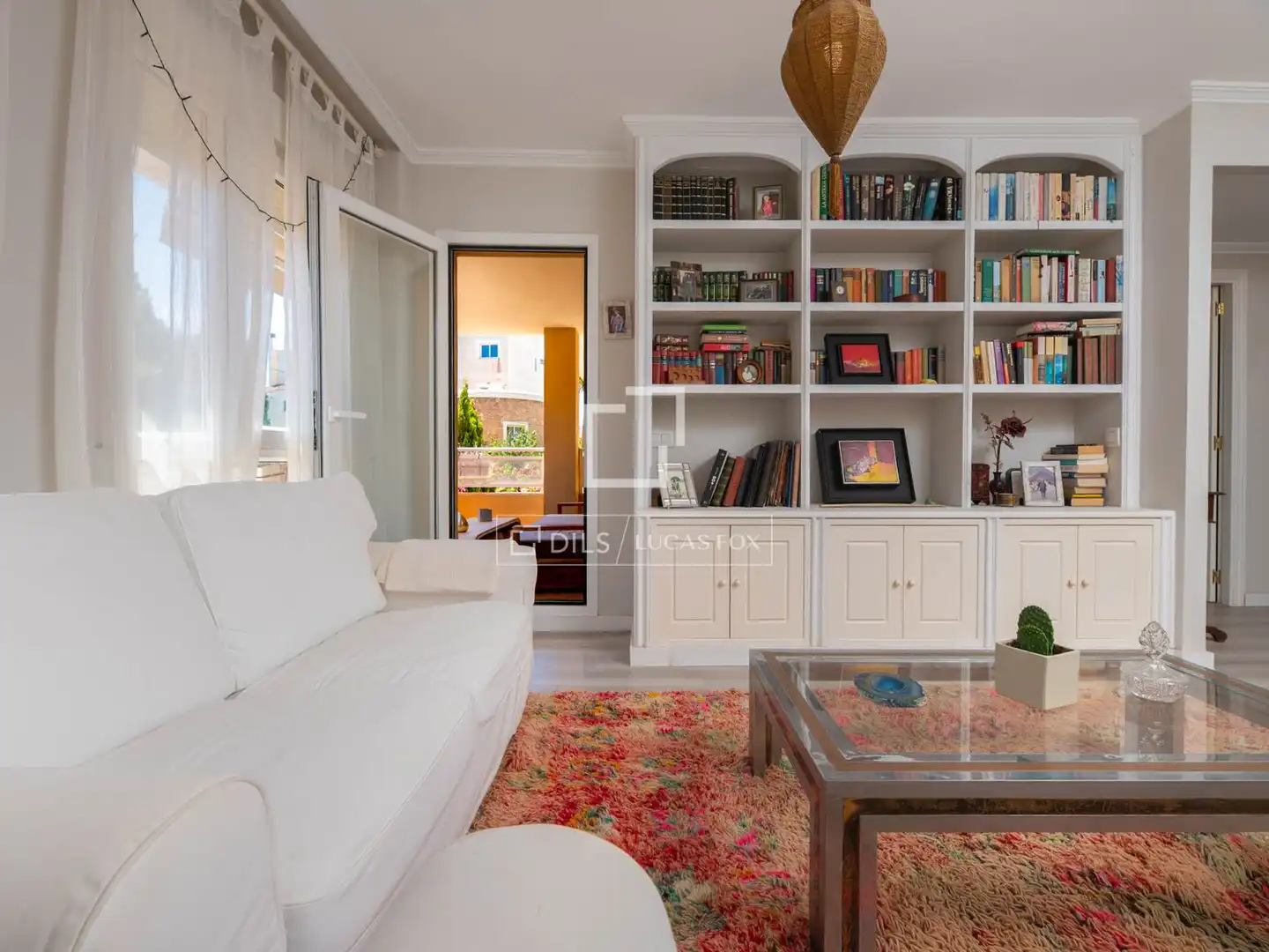Wohnzimmer von Wohnung zum Verkauf in Eivissa mit Klimaanlage, Privatgarten und Terrasse