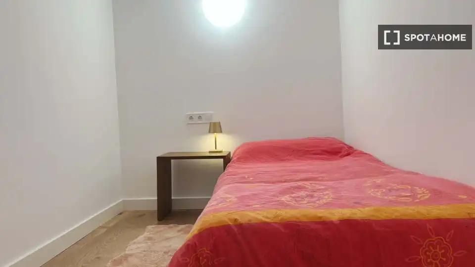 Bedroom of Flat for rent in L'Hospitalet de Llobregat  with Air Conditioner, Heating and Furnished